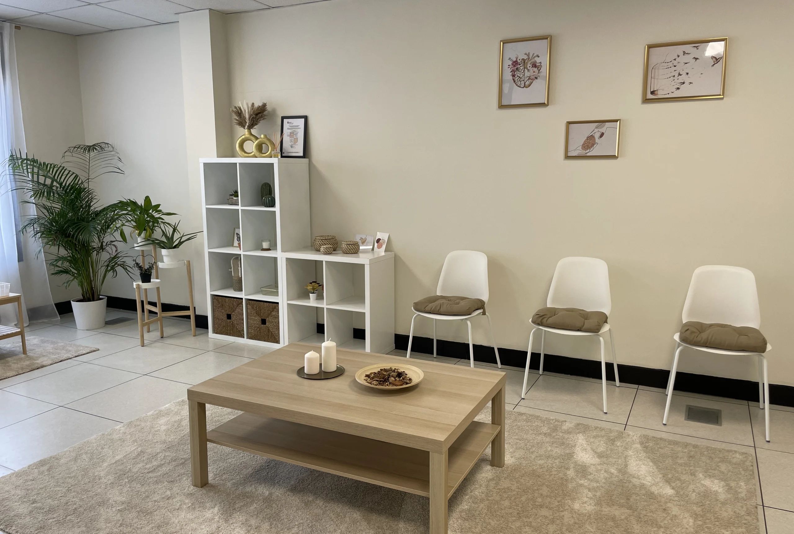 Espacio de la consulta de psicología